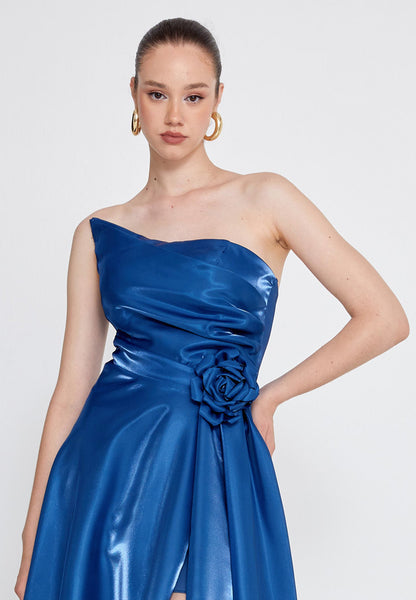 Strapless Maxi Polyester Column Regular Wedding Guest Dress Unit Price: €78