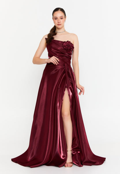 Strapless Maxi Polyester Column Regular Wedding Guest Dress Unit Price: €78
