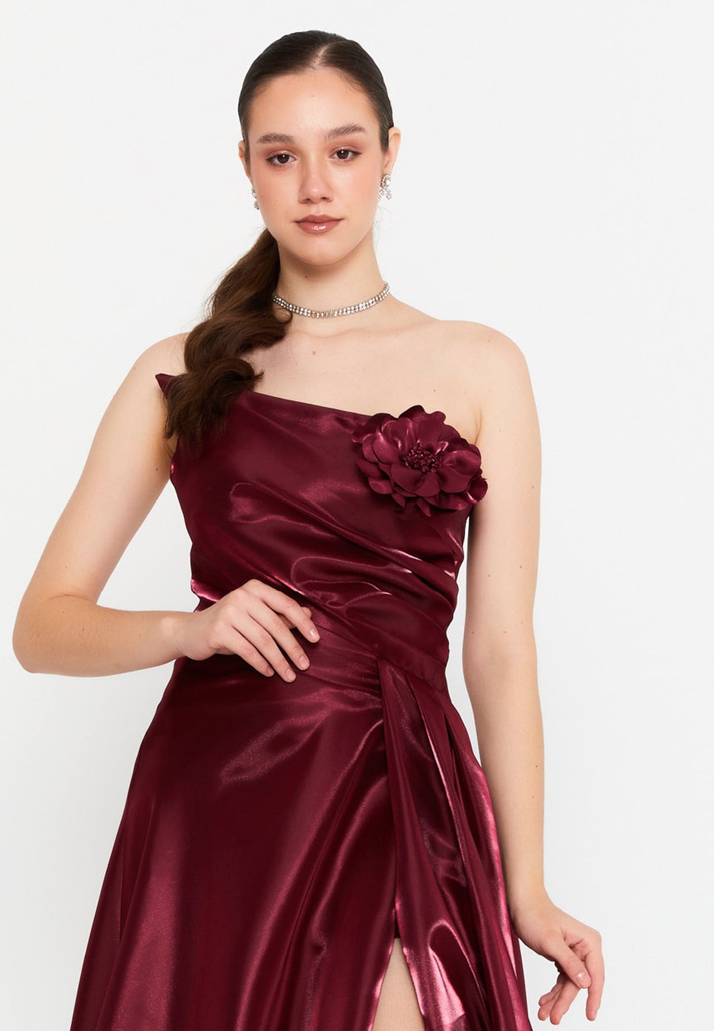 Strapless Maxi Polyester Column Regular Wedding Guest Dress Unit Price: €78