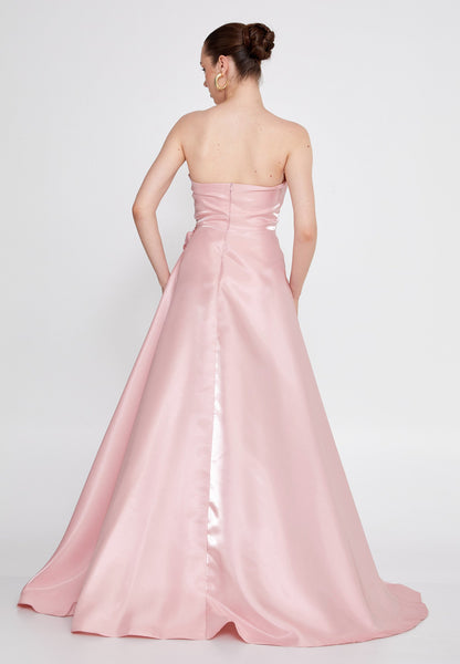 Strapless Maxi Polyester Column Regular Wedding Guest Dress Unit Price: €78