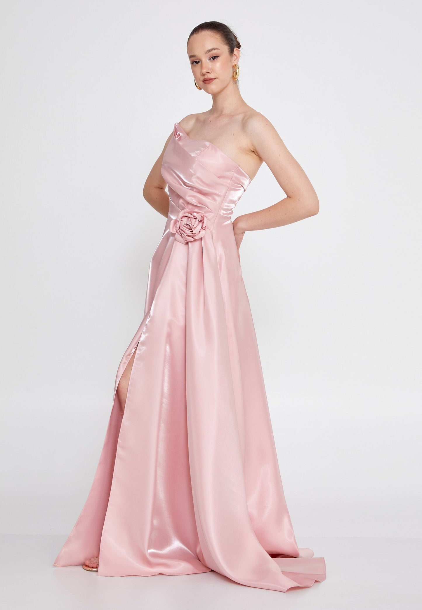 Strapless Maxi Polyester Column Regular Wedding Guest Dress Unit Price: €78