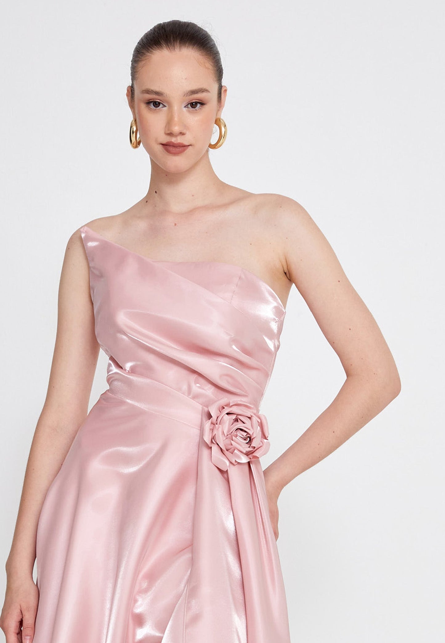 Strapless Maxi Polyester Column Regular Wedding Guest Dress Unit Price: €78