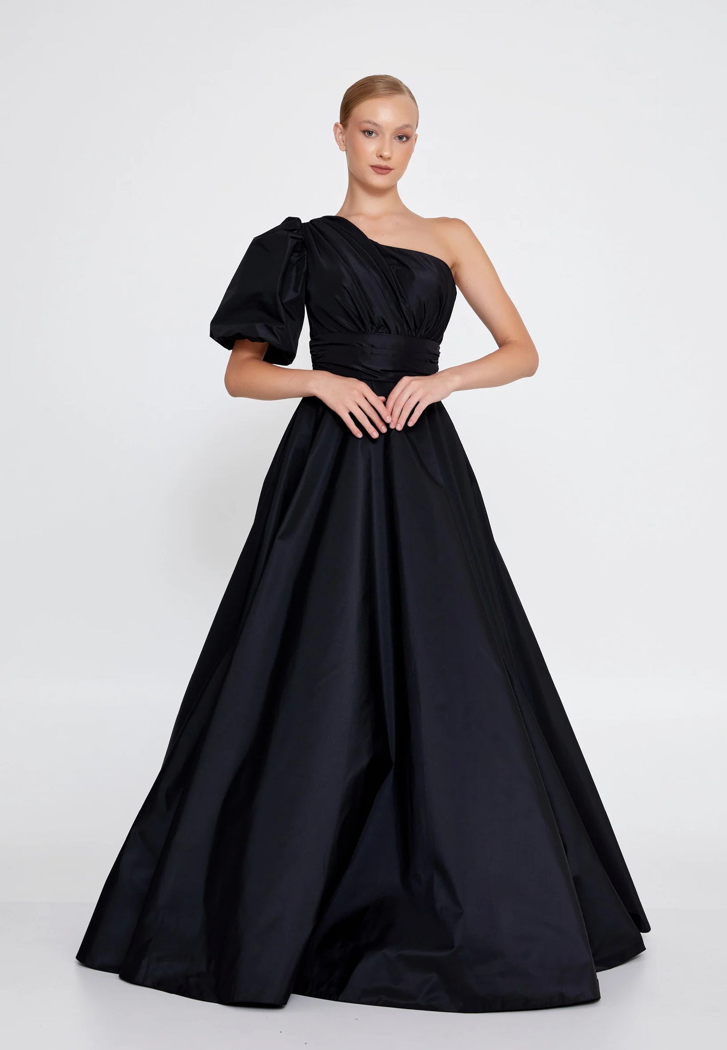 One Shoulder Maxi Polyester A - Line Regular Prom Dress Unit Price: €55