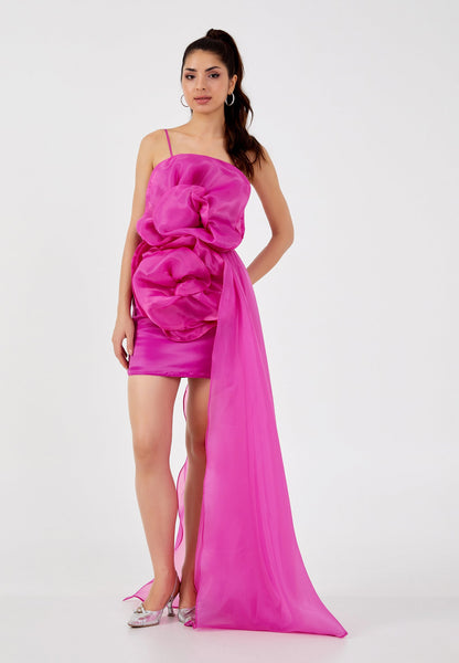 Sleeveless Mini Tulle Column Regular Cocktail Dress Unit Price: €60