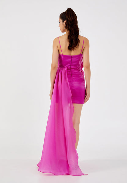 Sleeveless Mini Tulle Column Regular Cocktail Dress Unit Price: €60