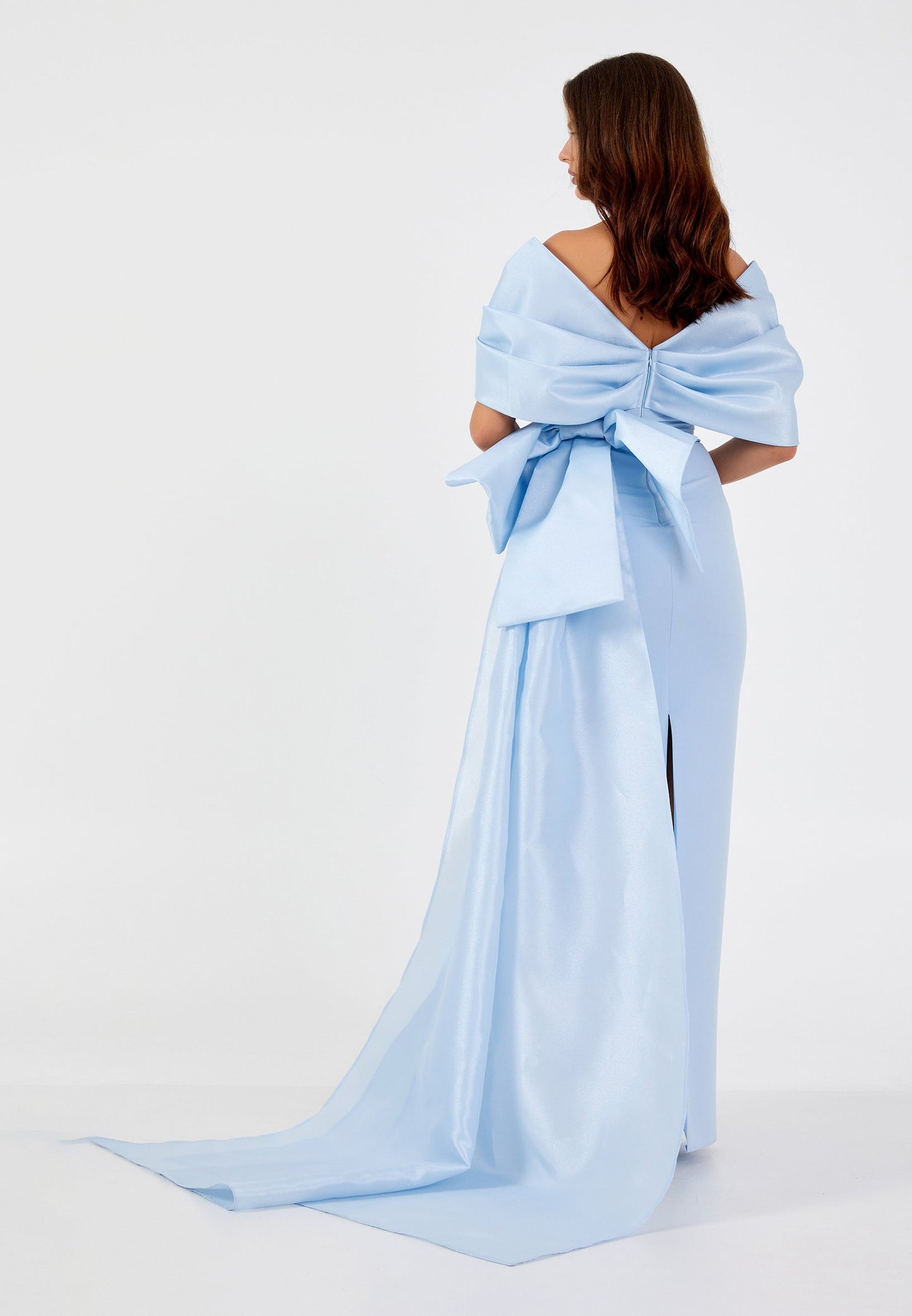 Off Shoulder Maxi Viscose Column Regular Wedding Guest Dress Unit Price: €37
