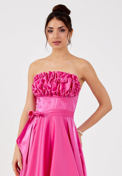 Strapless Maxi Polyester A - Line Regular Prom Dress Unit Price: €60