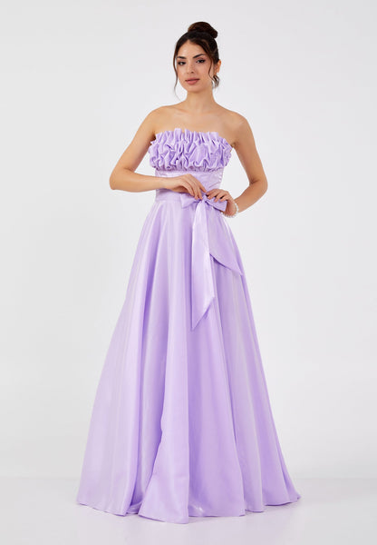Strapless Maxi Polyester A - Line Regular Prom Dress Unit Price: €60