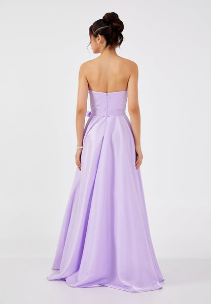 Strapless Maxi Polyester A - Line Regular Prom Dress Unit Price: €60