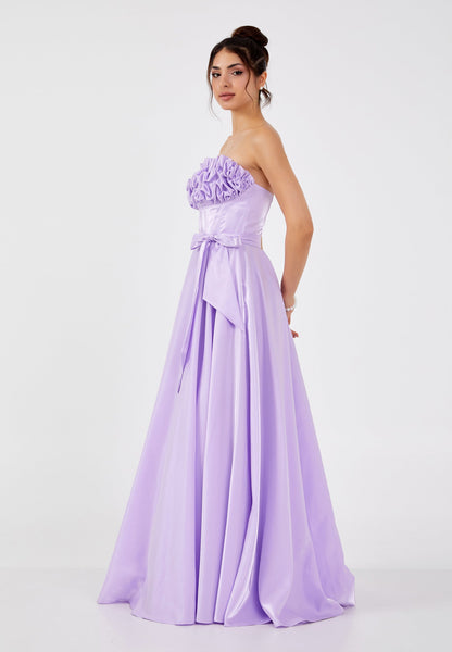 Strapless Maxi Polyester A - Line Regular Prom Dress Unit Price: €60