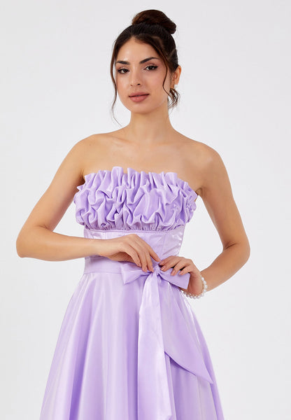 Strapless Maxi Polyester A - Line Regular Prom Dress Unit Price: €60