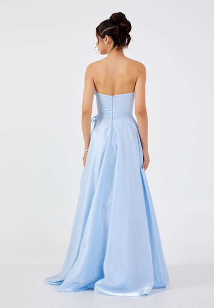 Strapless Maxi Polyester A - Line Regular Prom Dress Unit Price: €60