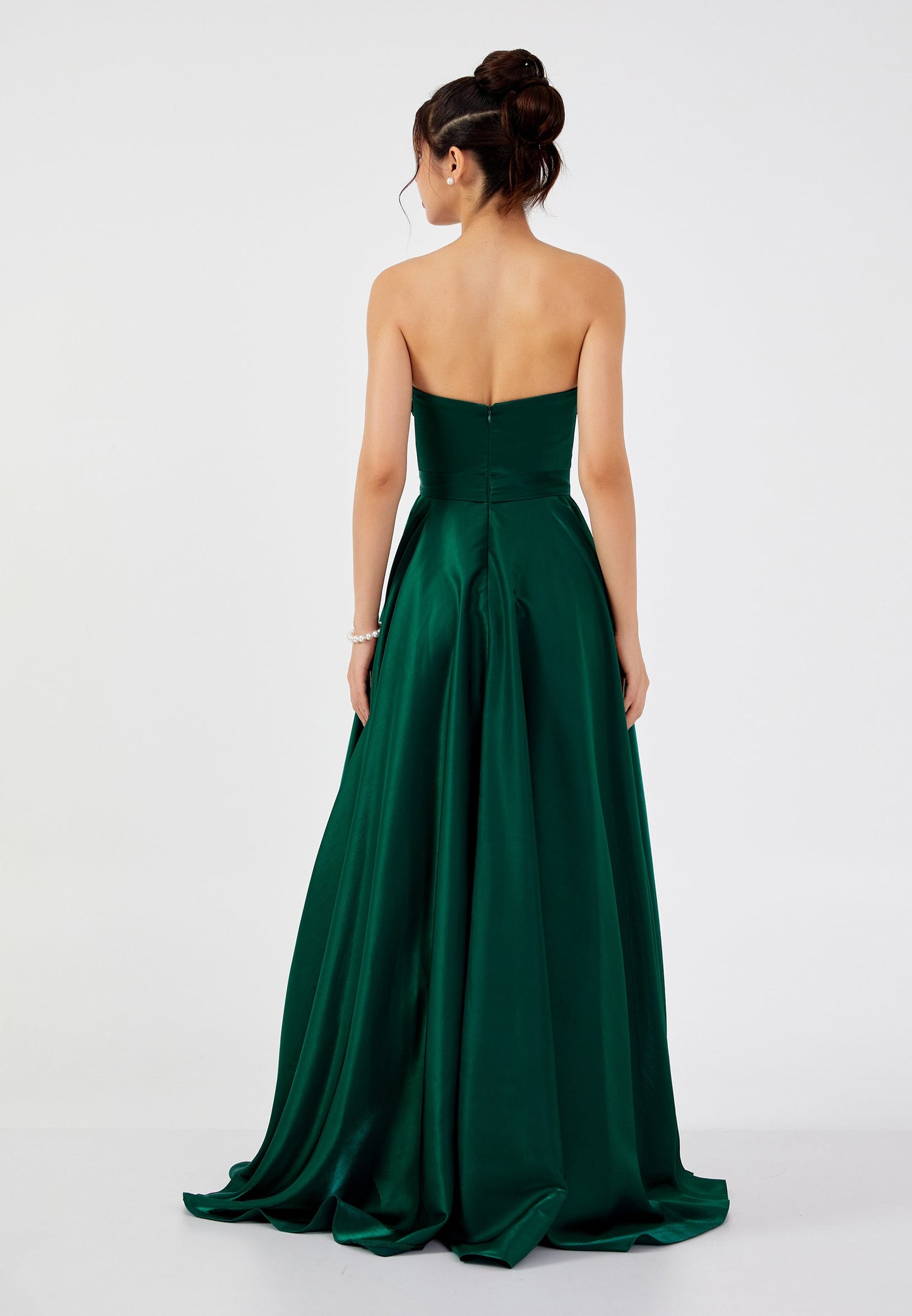 Strapless Maxi Polyester A - Line Regular Prom Dress Unit Price: €60