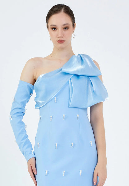 Sleeveless Maxi Viscose Column Regular Wedding Guest Dress Unit Price: €86