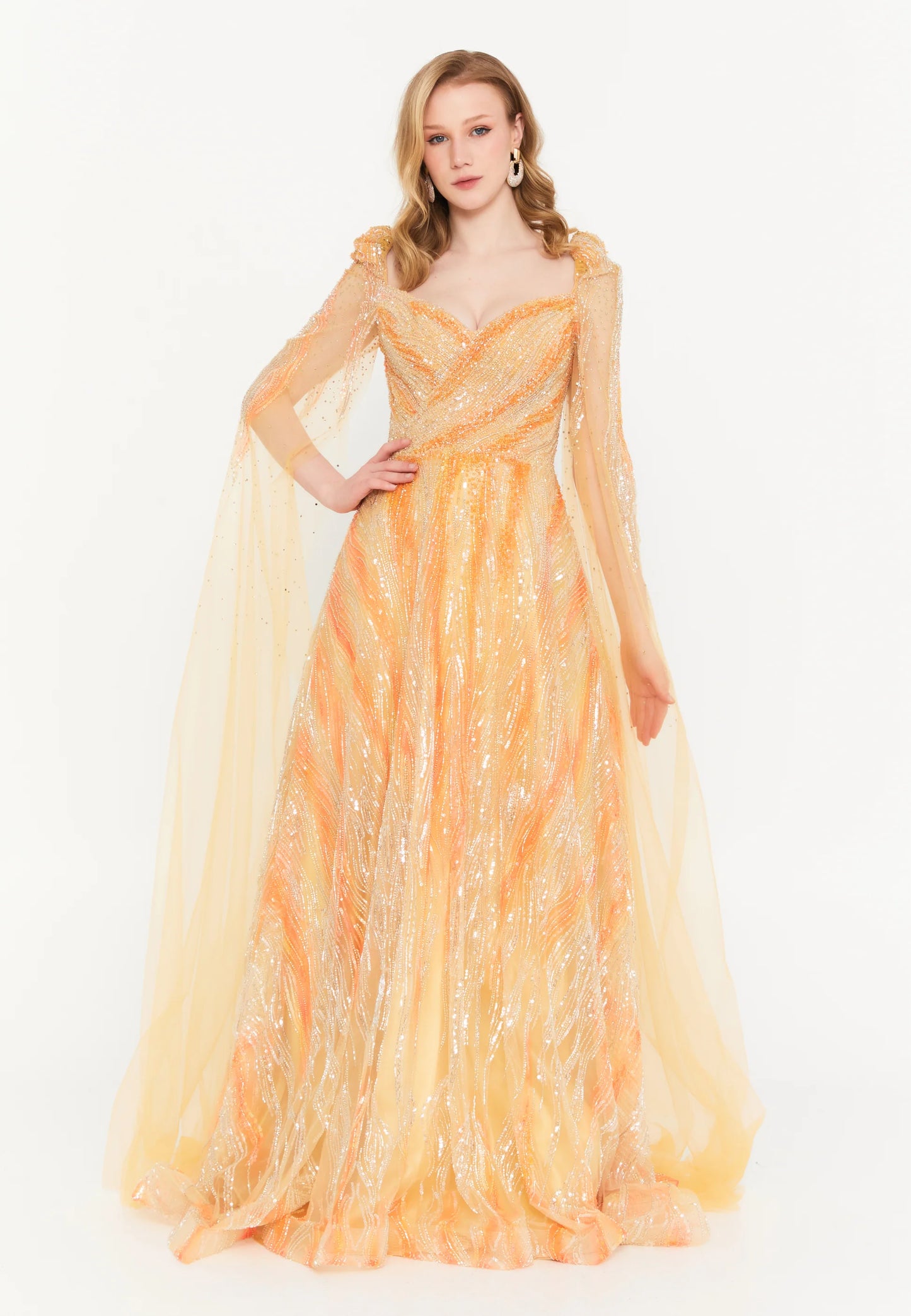 Mid-Length Maxi Tulle Mermaid Regular Prom Dress Unit Price: €363