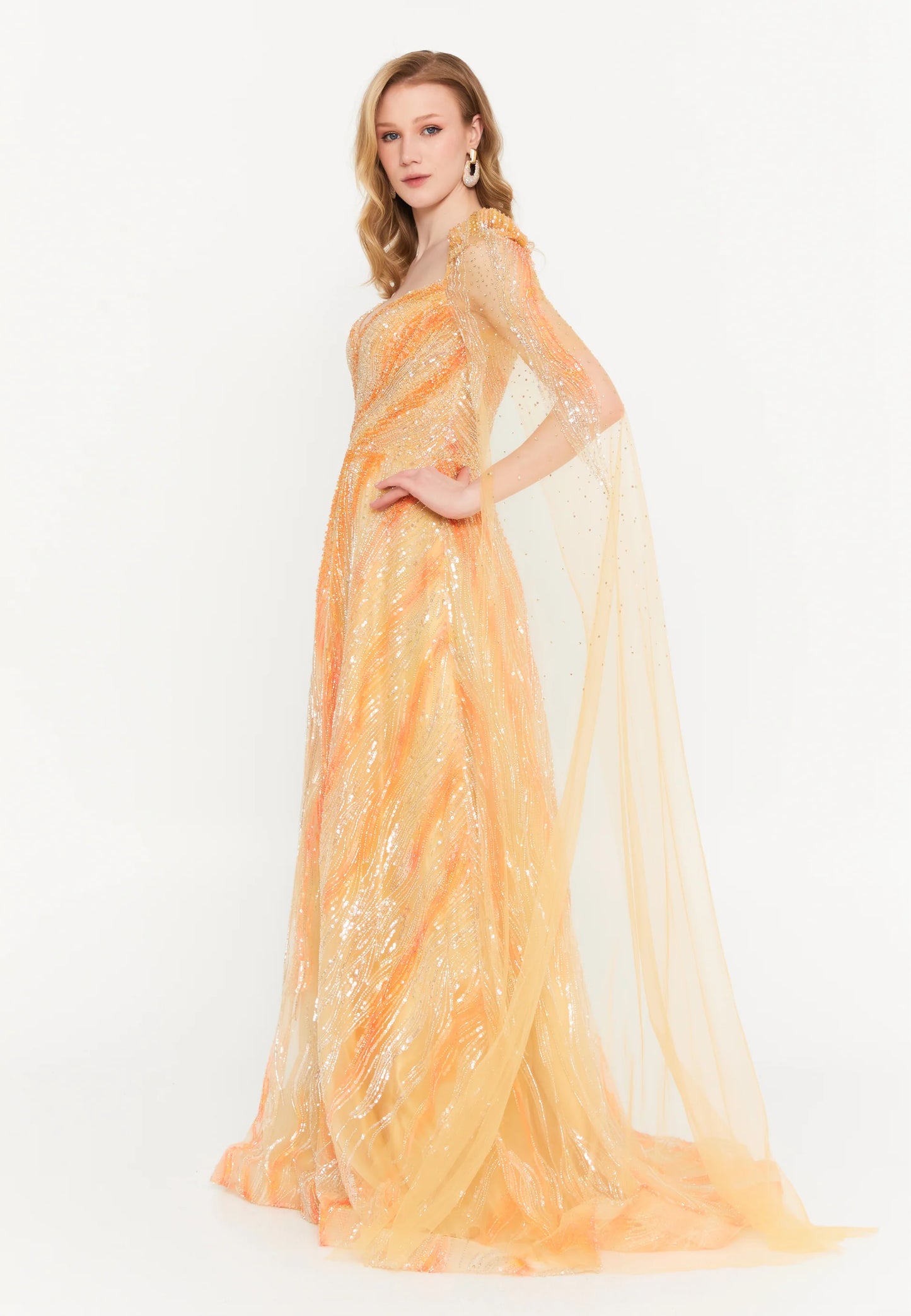 Mid-Length Maxi Tulle Mermaid Regular Prom Dress Unit Price: €363