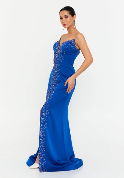 Strapless Maxi Polyester Mermaid Regular Wedding Guest Dress Unit Price: €90