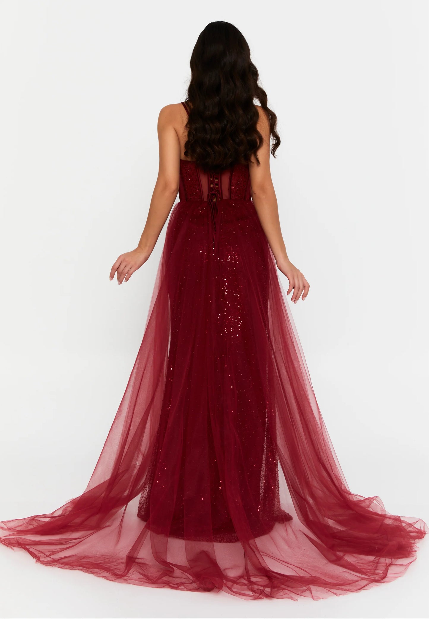 Sleeveless Maxi Tulle Mermaid Regular Wedding Guest Dress Unit Price: €60