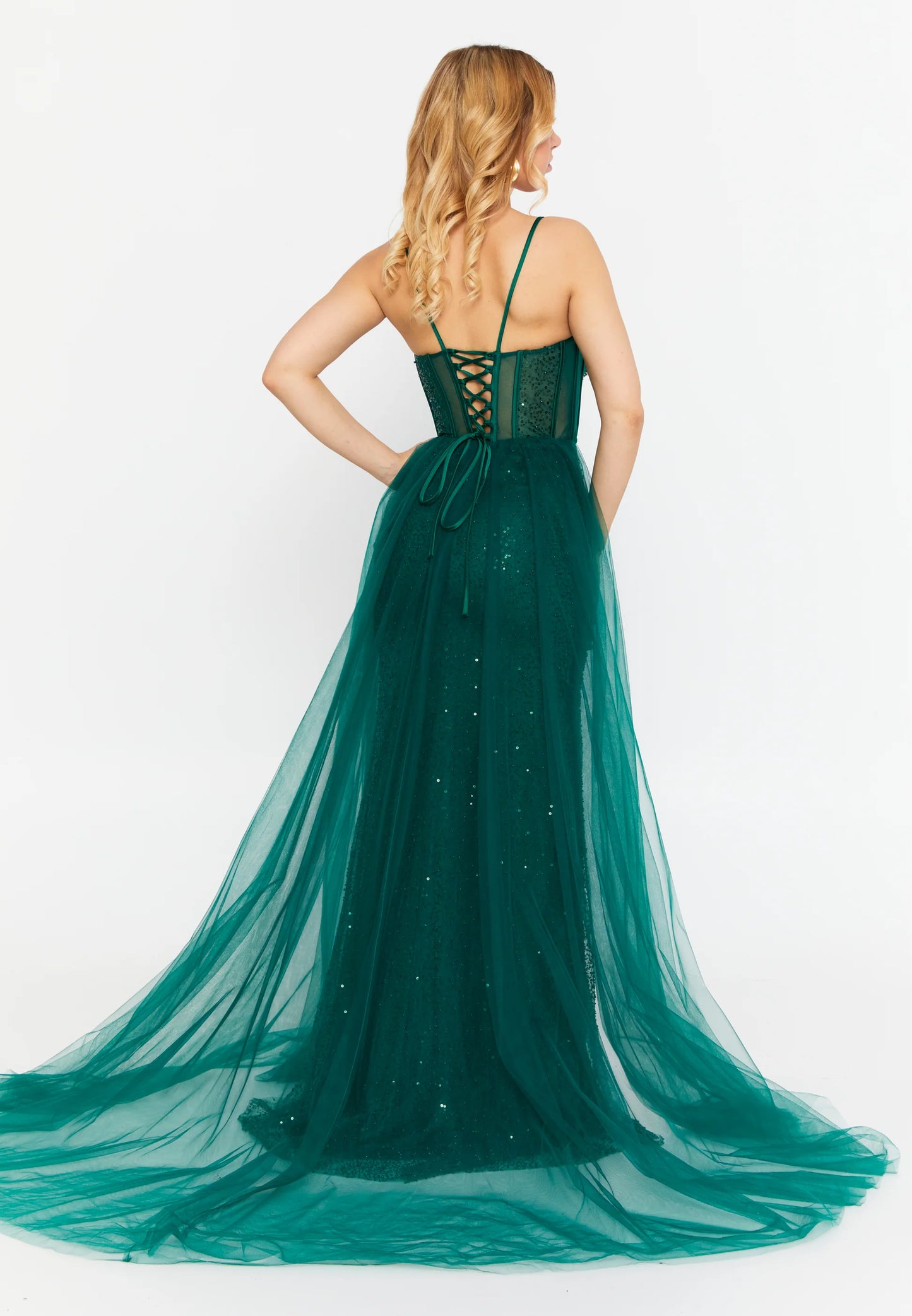 Sleeveless Maxi Tulle Mermaid Regular Wedding Guest Dress Unit Price: €60