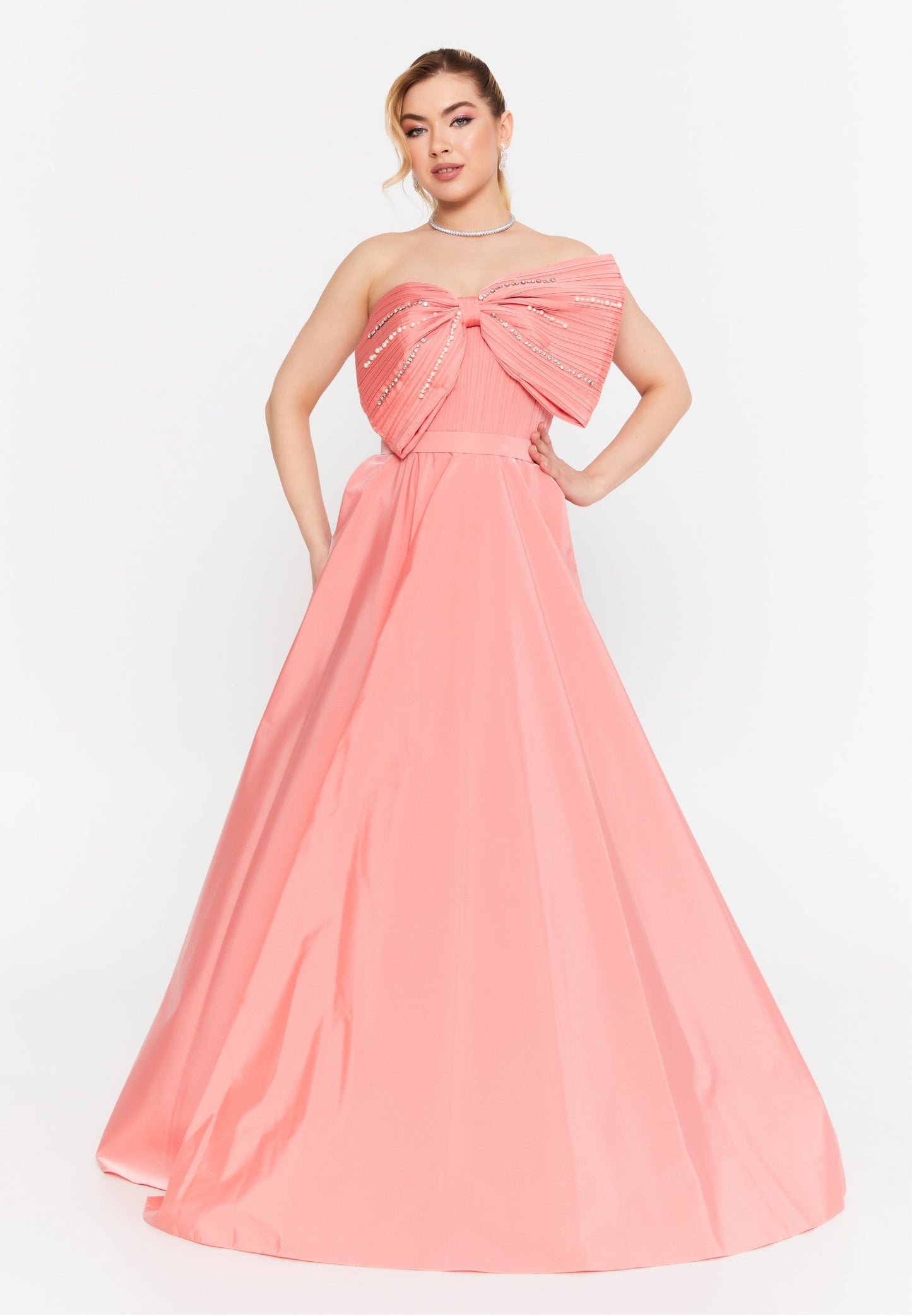 Strapless Maxi Polyester A - Line Regular Prom Dress Unit Price: €120