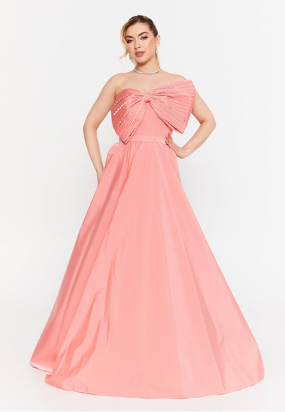 Strapless Maxi Polyester A - Line Regular Prom Dress Unit Price: €120