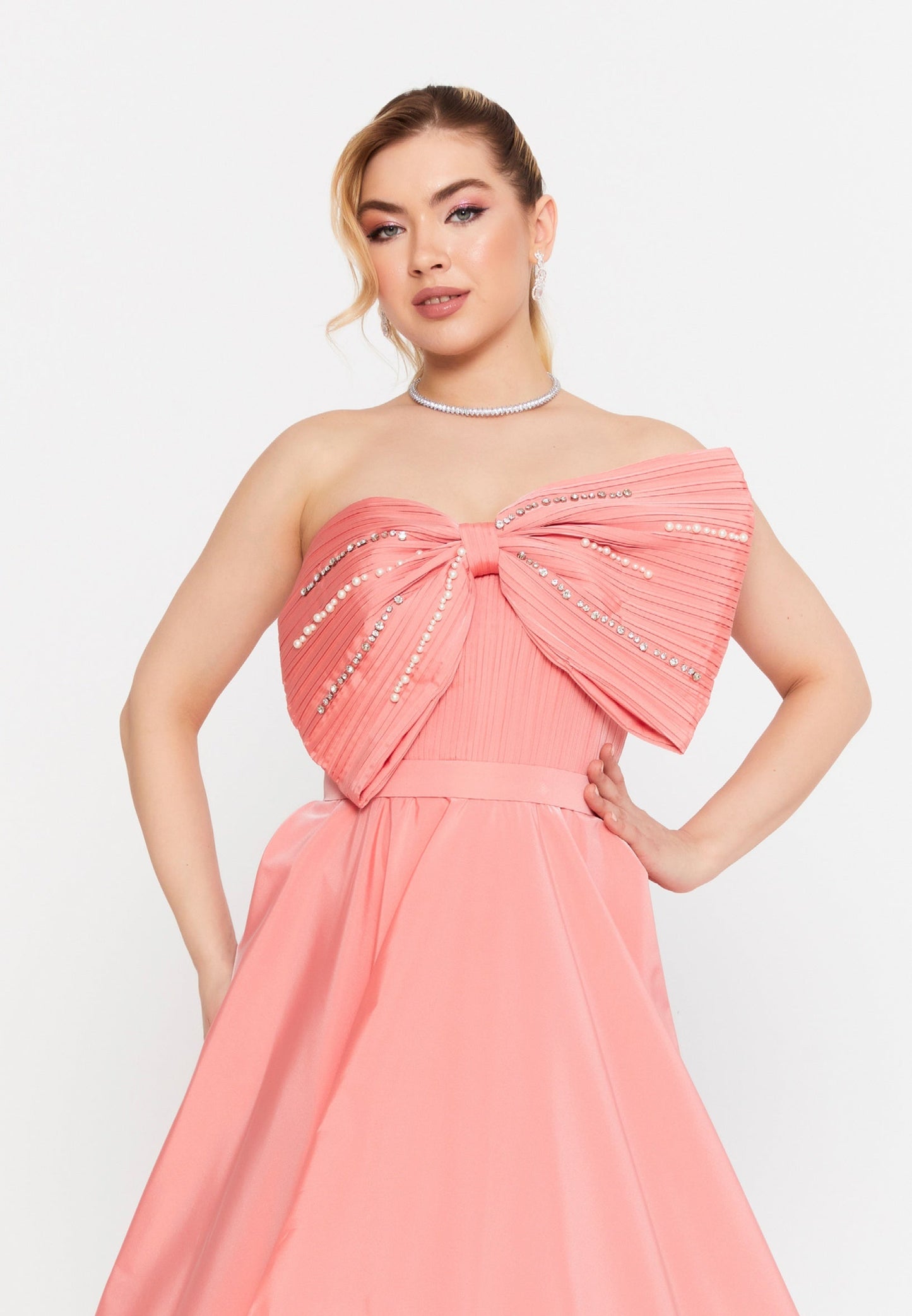 Strapless Maxi Polyester A - Line Regular Prom Dress Unit Price: €120