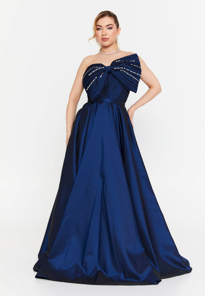 Strapless Maxi Polyester A - Line Regular Prom Dress Unit Price: €120