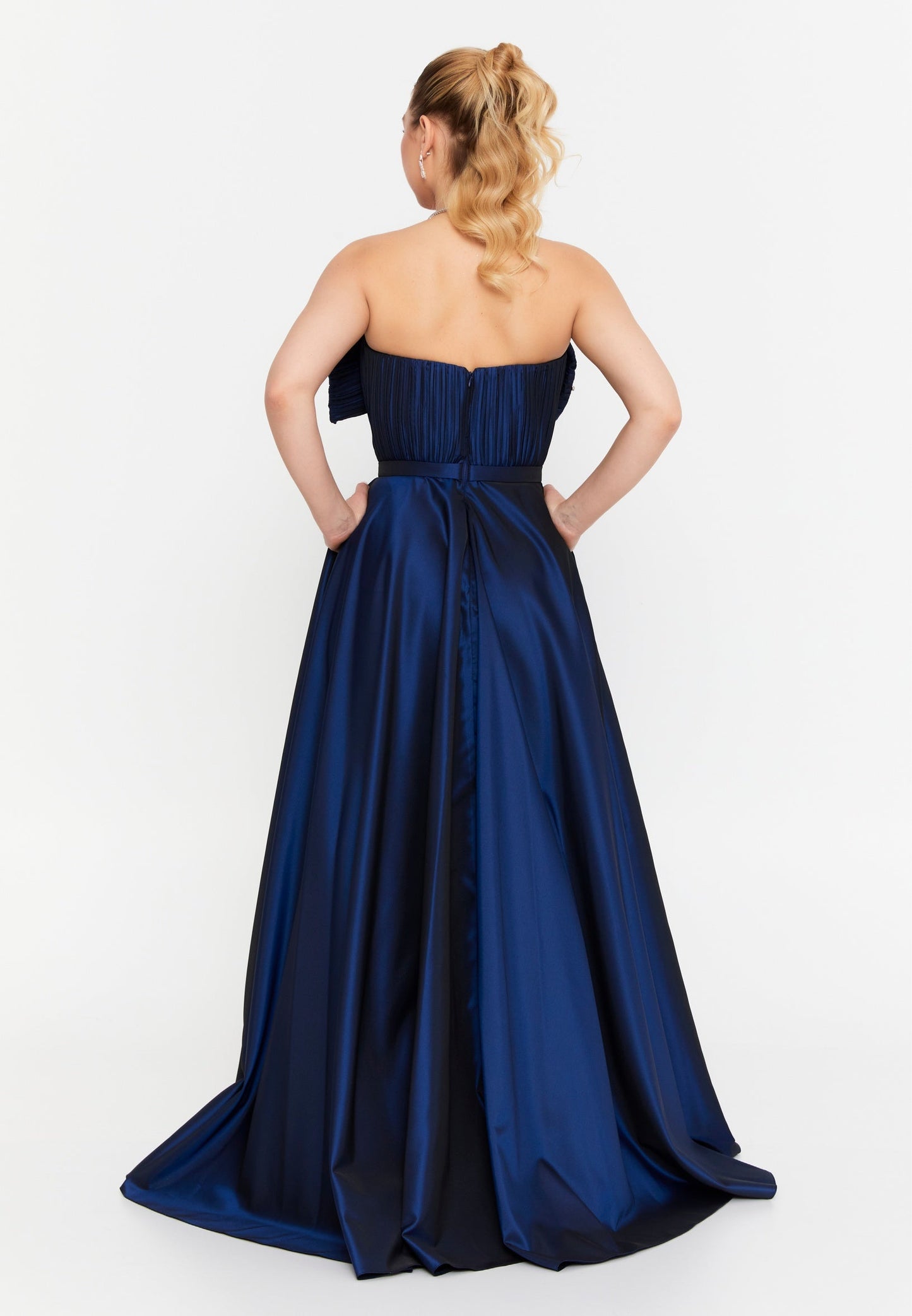 Strapless Maxi Polyester A - Line Regular Prom Dress Unit Price: €120