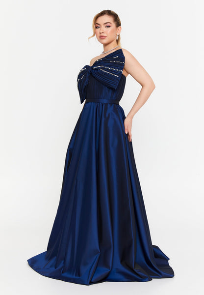Strapless Maxi Polyester A - Line Regular Prom Dress Unit Price: €120