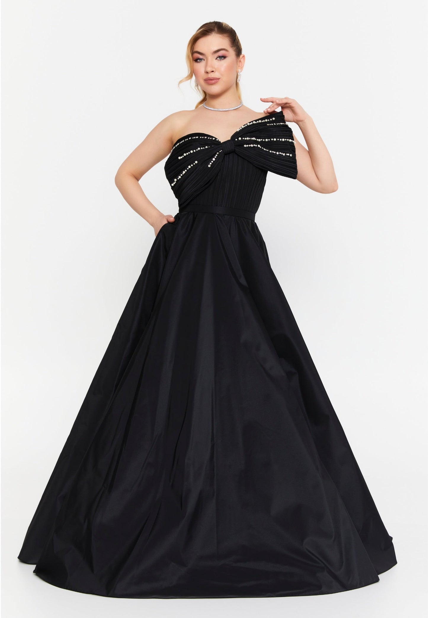 Strapless Maxi Polyester A - Line Regular Prom Dress Unit Price: €120