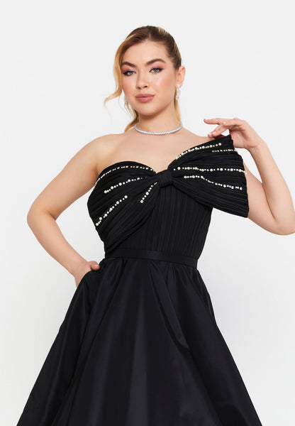 Strapless Maxi Polyester A - Line Regular Prom Dress Unit Price: €120