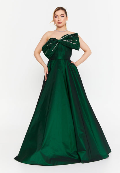 Strapless Maxi Polyester A - Line Regular Prom Dress Unit Price: €120