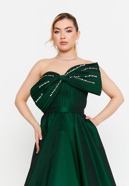 Strapless Maxi Polyester A - Line Regular Prom Dress Unit Price: €120