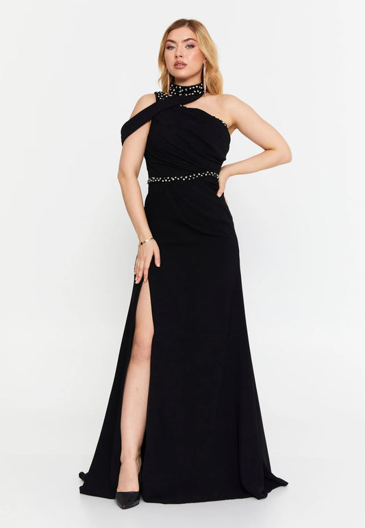 Sleeveless Maxi Viscose Mermaid Regular Wedding Guest Dress Unit Price: €60