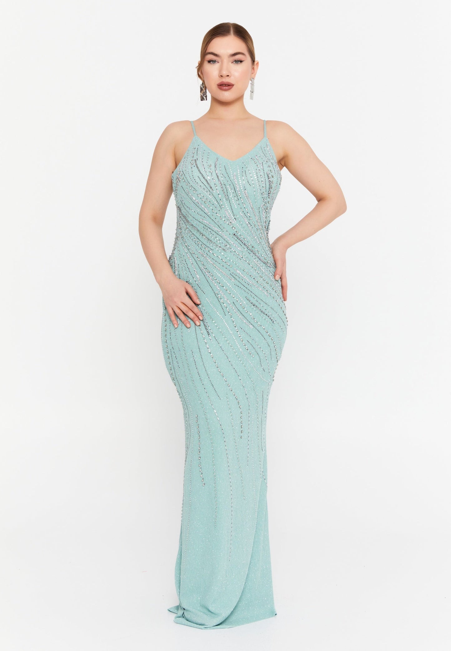 Sleeveless Maxi Lycra Mermaid Regular Wedding Guest Dress Unit Price: €72