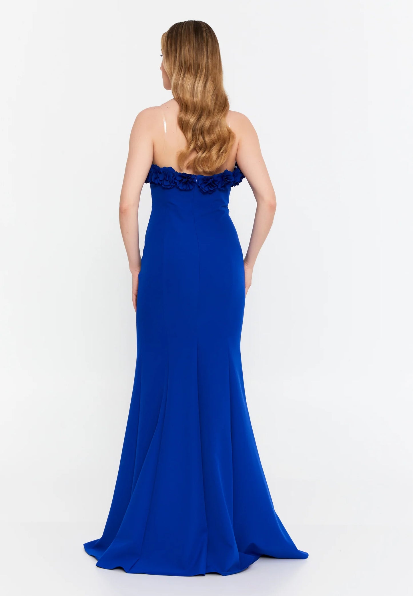 Strapless Maxi Viscose Mermaid Regular Wedding Guest Dress Unit Price: €48