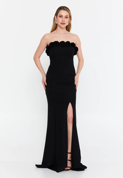 Strapless Maxi Viscose Mermaid Regular Wedding Guest Dress Unit Price: €48