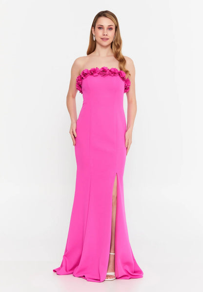 Strapless Maxi Viscose Mermaid Regular Wedding Guest Dress Unit Price: €48