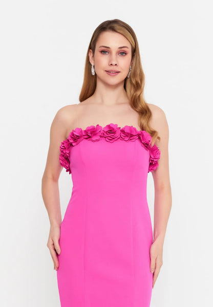 Strapless Maxi Viscose Mermaid Regular Wedding Guest Dress Unit Price: €48