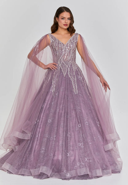 Sleeveless Maxi Tulle Regular Engagement Dress Unit Price: €270