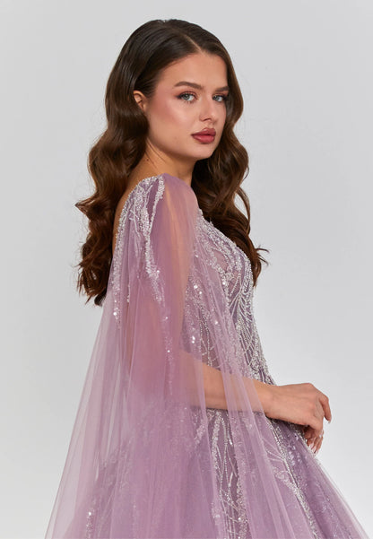 Sleeveless Maxi Tulle Regular Engagement Dress Unit Price: €270