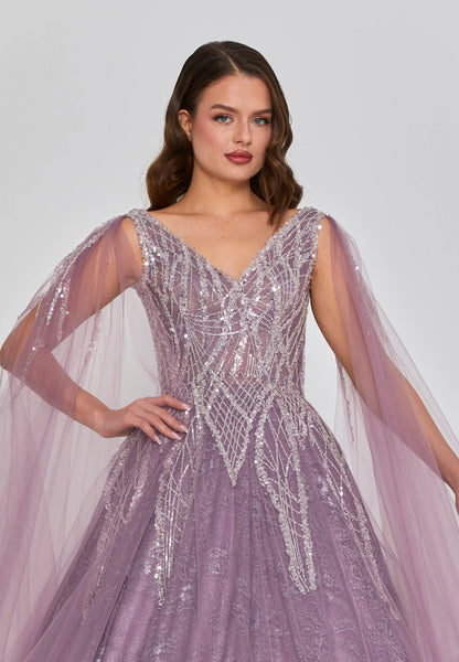 Sleeveless Maxi Tulle Regular Engagement Dress Unit Price: €270