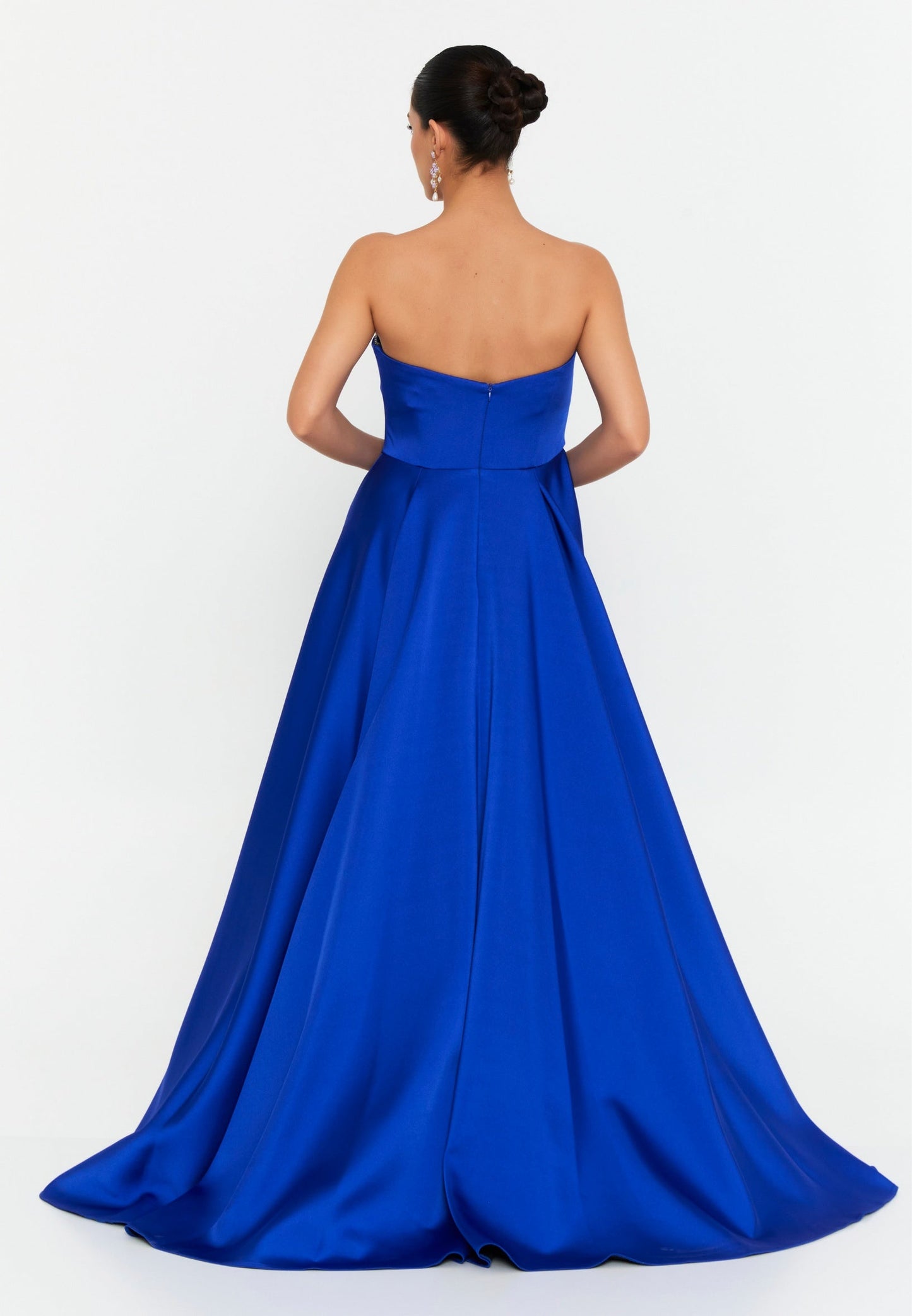 Strapless Maxi Polyester A - Line Regular Prom Dress Unit Price: €195