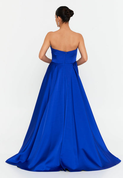 Strapless Maxi Polyester A - Line Regular Prom Dress Unit Price: €195