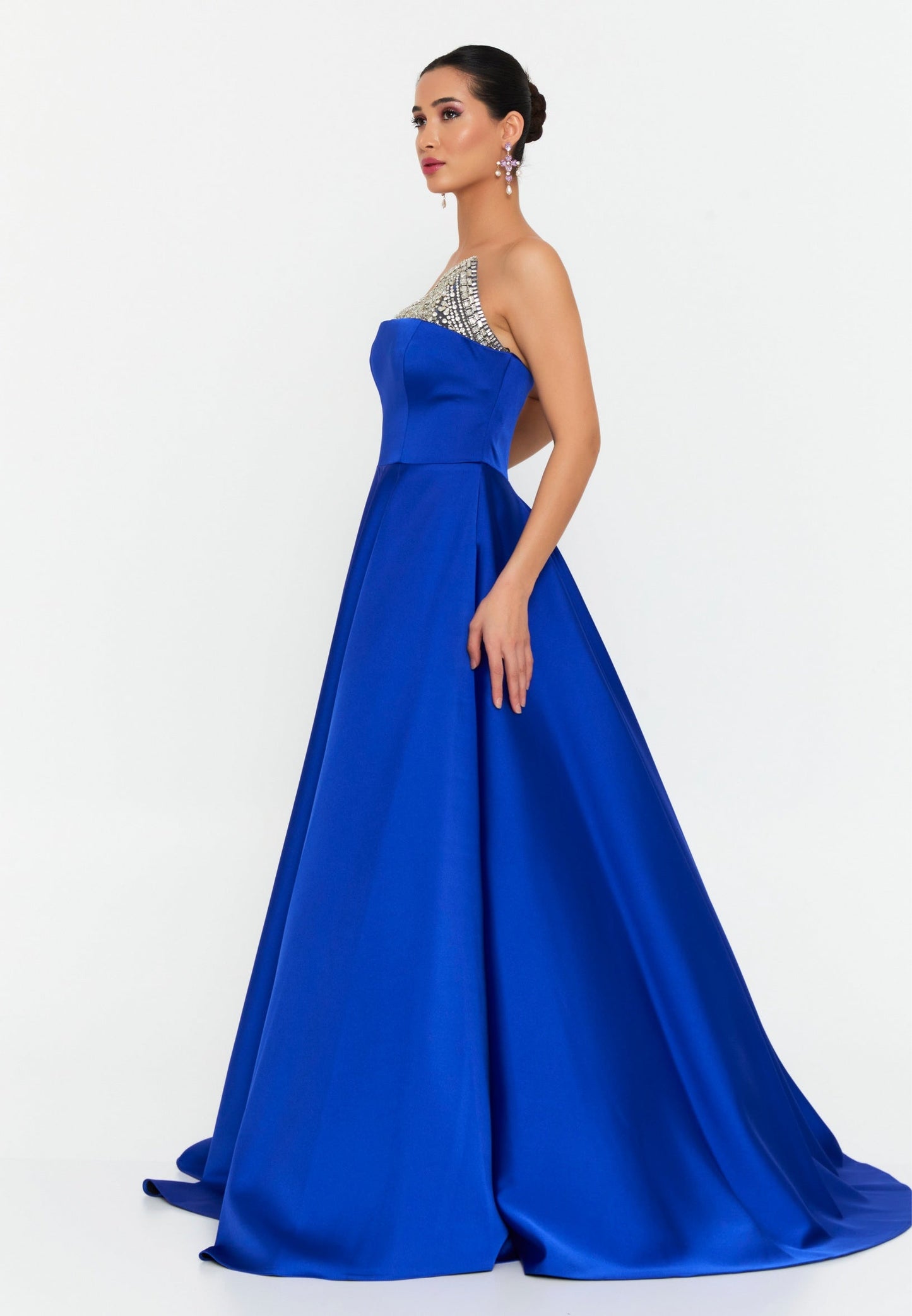 Strapless Maxi Polyester A - Line Regular Prom Dress Unit Price: €195