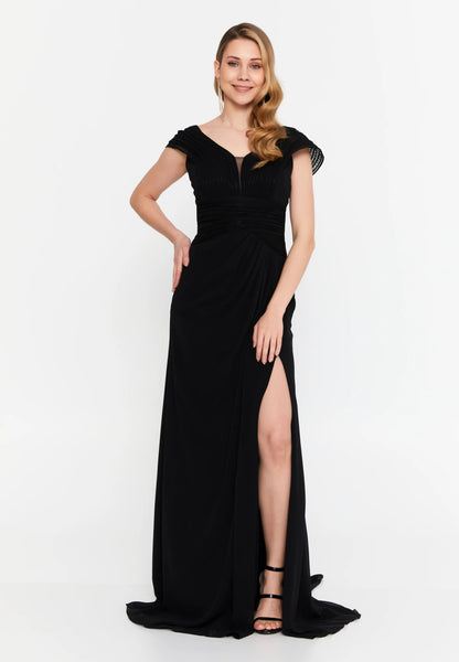 Sleeveless Maxi Chiffon Mermaid Regular Wedding Guest Dress Unit Price: €42