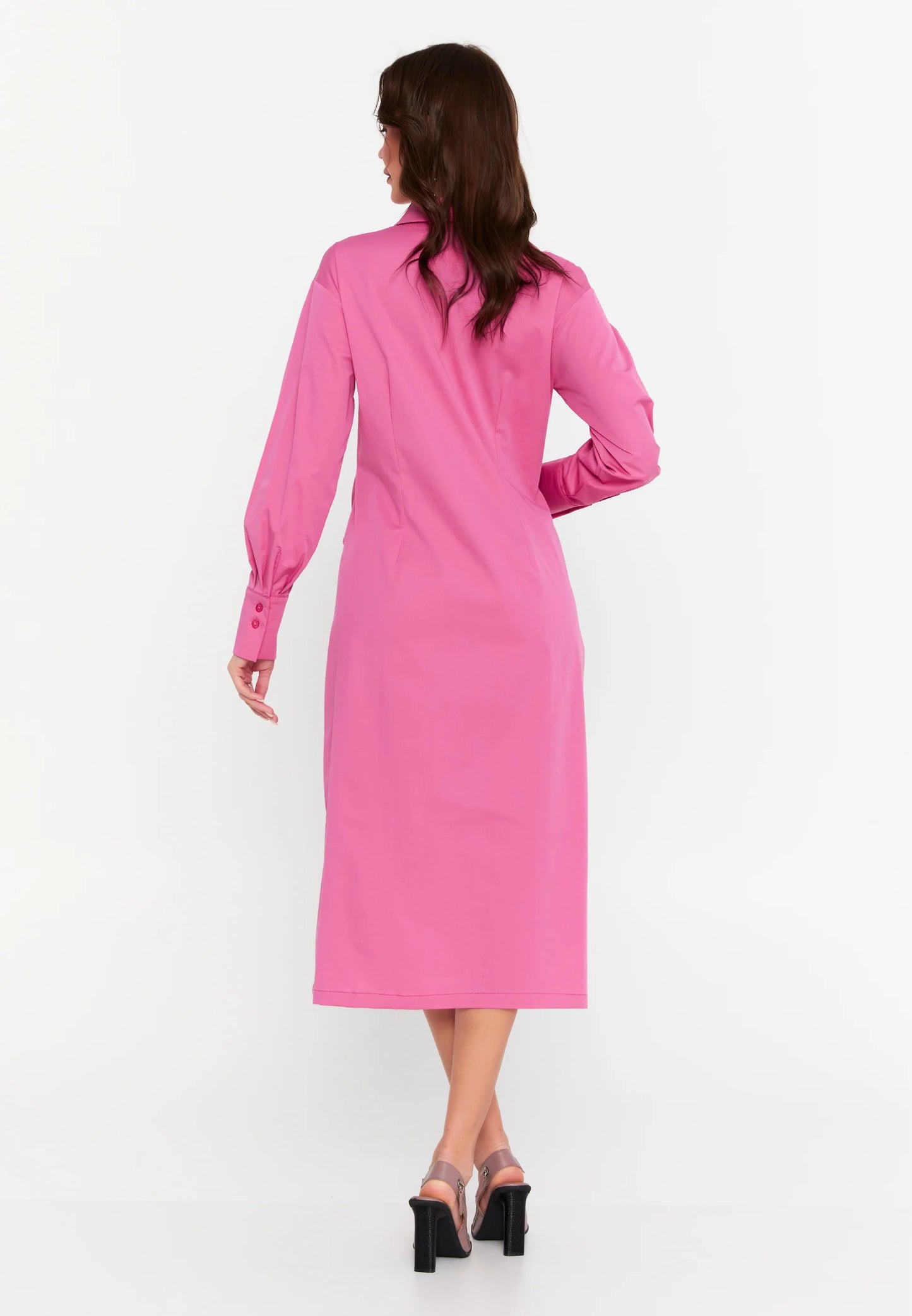 Long Sleeve Midi Polyester Column Regular Casual Dress Unit Price: €24