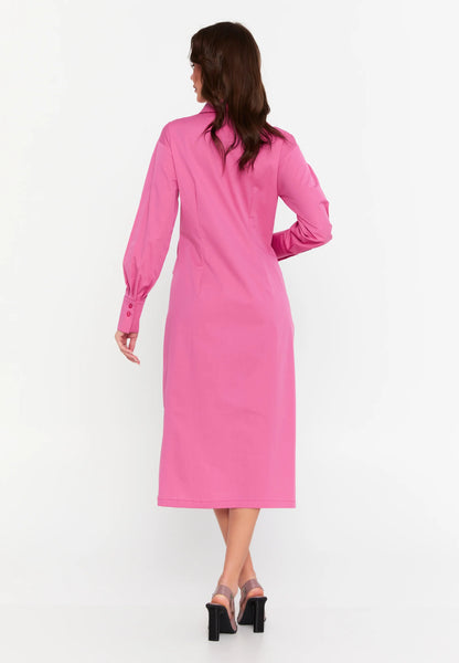 Long Sleeve Midi Polyester Column Regular Casual Dress Unit Price: €24