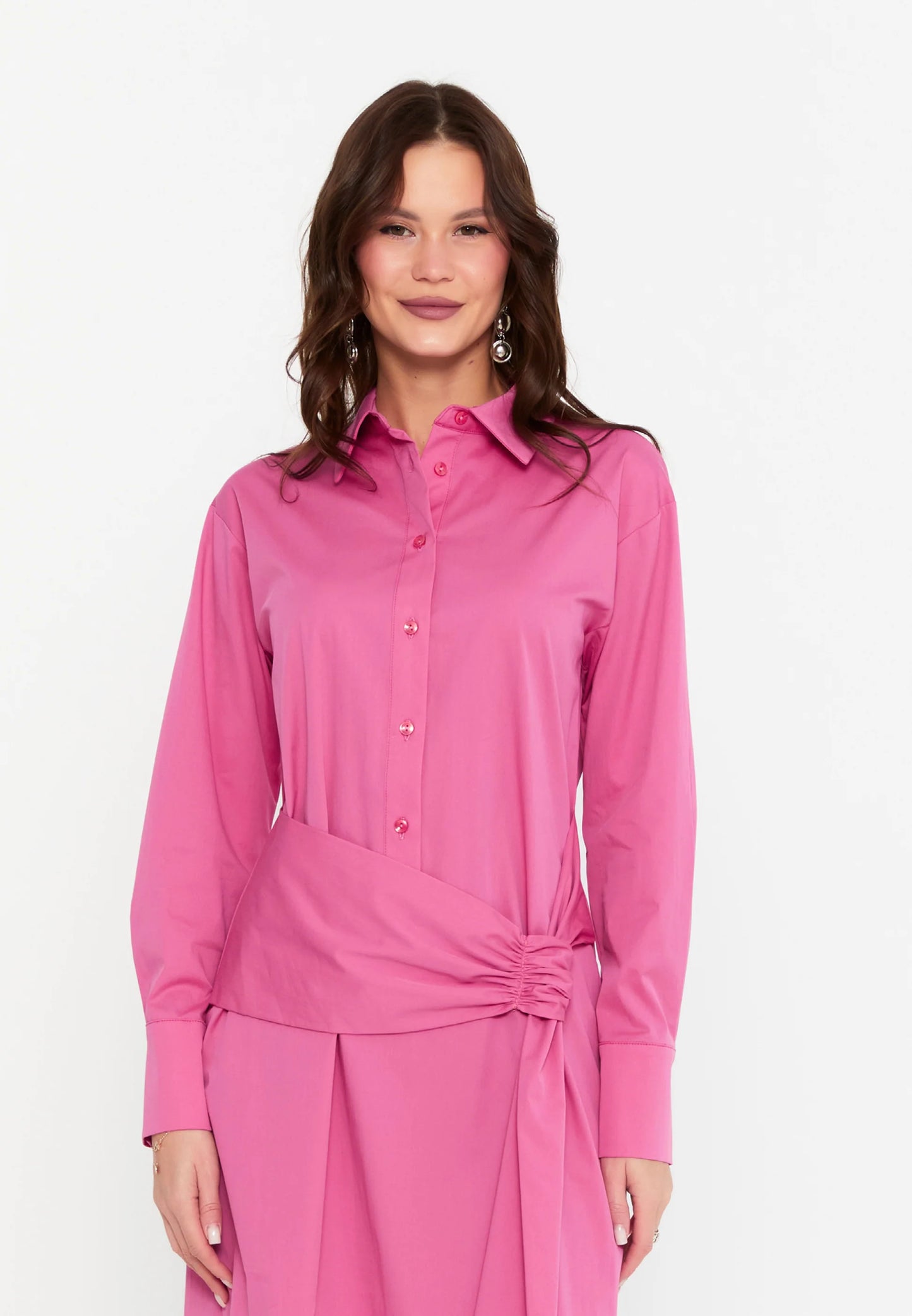 Long Sleeve Midi Polyester Column Regular Casual Dress Unit Price: €24