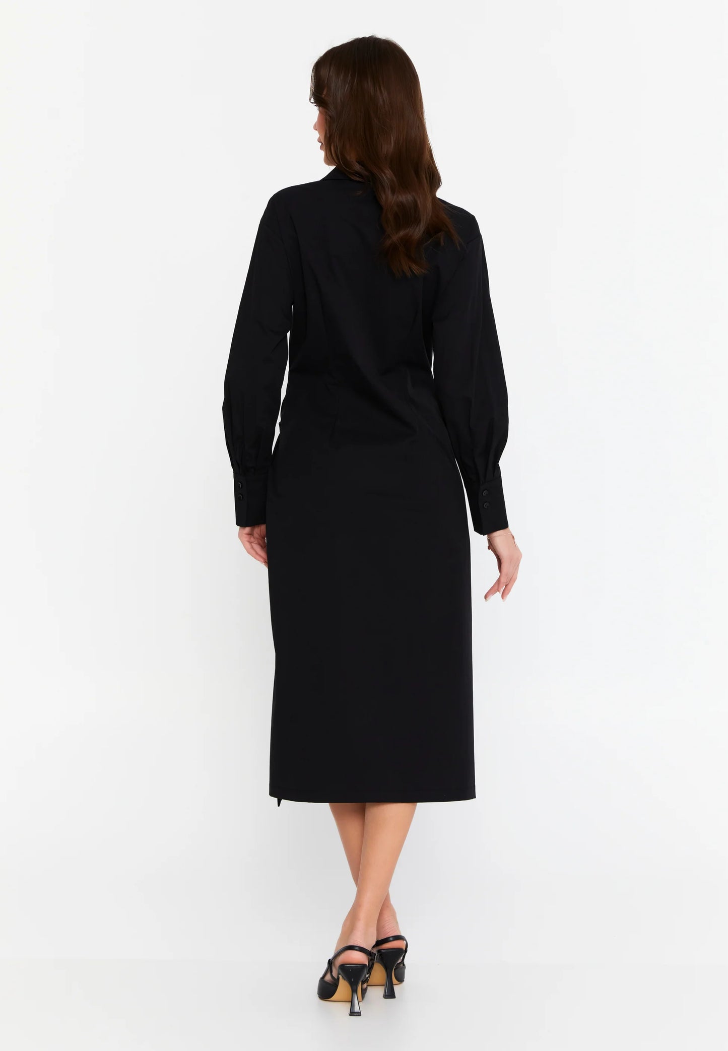 Long Sleeve Midi Polyester Column Regular Casual Dress Unit Price: €24